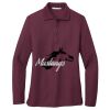 Ladies Silk Touch™ Long Sleeve Polo Thumbnail